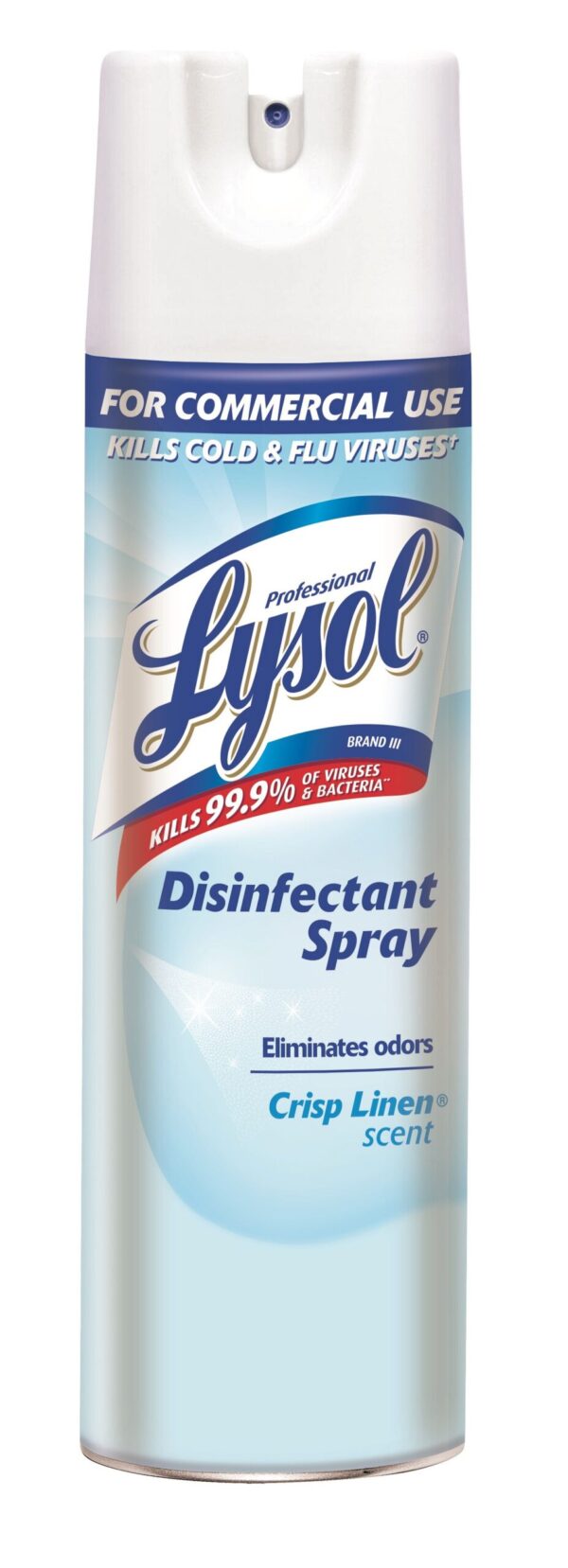 Disinfectant Spray, Lysol, Crisp Linen 19oz. (12/Case)