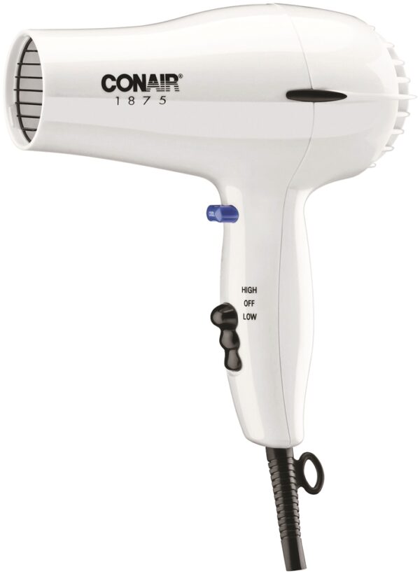 Conair Hair Dryer, 1875 Watt, White (4/Case)