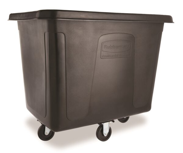 Rubbermaid 16 Cubic Foot Cube Truck 44" x 31" x 37", Black (Each)