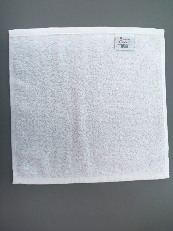 Preferred Comfort Borderless Wash Cloth, Better, 12" x 12", 1.5 lbs/dz, White (180/Case)