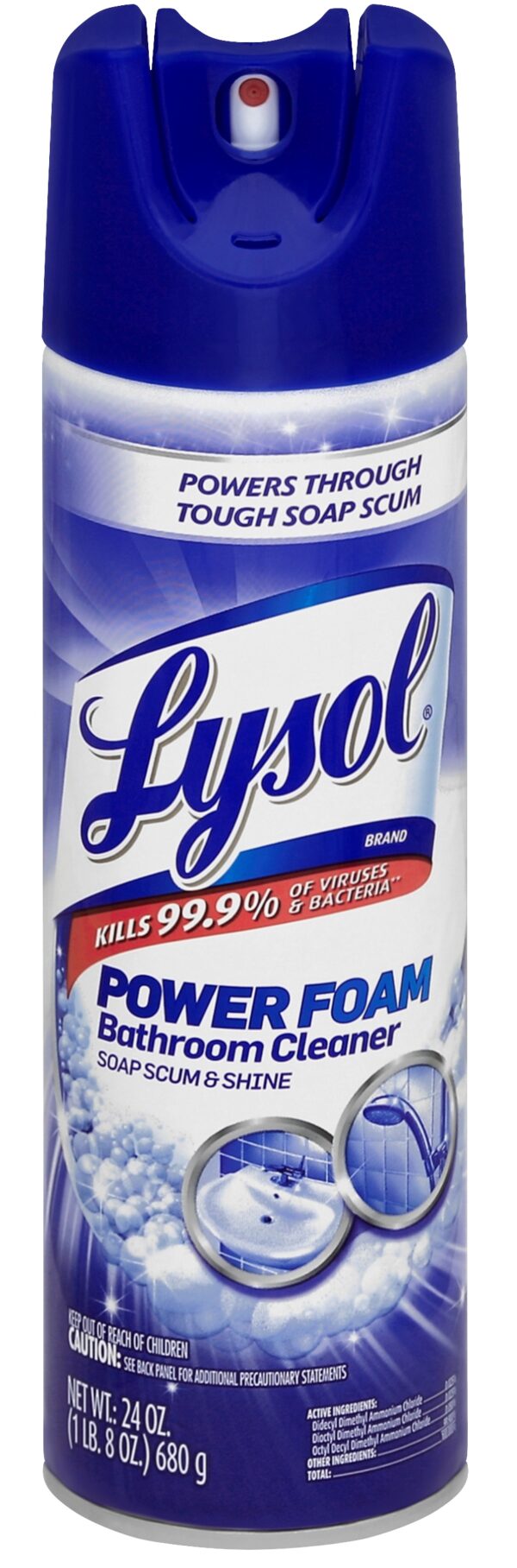 Reckitt Benckiser Lysol Bathroom Cleaner 24oz. Aerosol (12/Case)