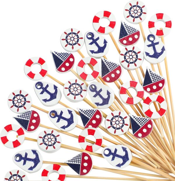 Cocktail Toothpicks Nautical Sailing Food Appetizer (400/Case)