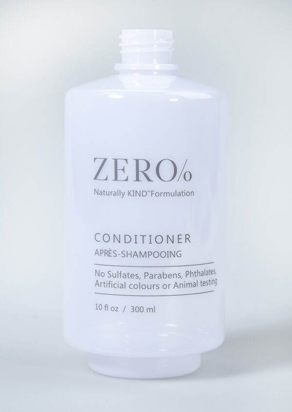 Zero  Conditioner Tamper-Proof Premium Pump Bottle, Empty, No Pump, 10oz/300ml (24/Case)