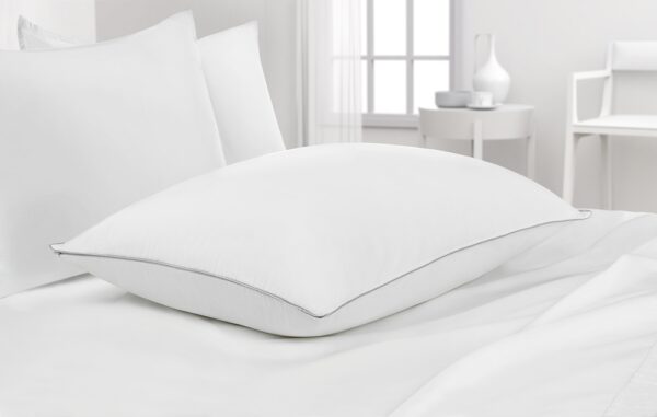 Next Gen Heavenly Bed Gray Cord Pillow, Synthetic Fill, T233 Cotton Shell, Queen Soft 20x30, 24oz (10/Case)
