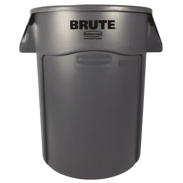 Rubbermaid Vented Brute 44 Gallon Waste Container, Gray (4/Case)