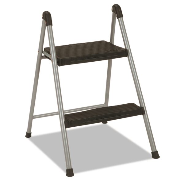 Two-Step Folding Step Stool, 200 lb Weight Capacity, Cool Gray (Each)