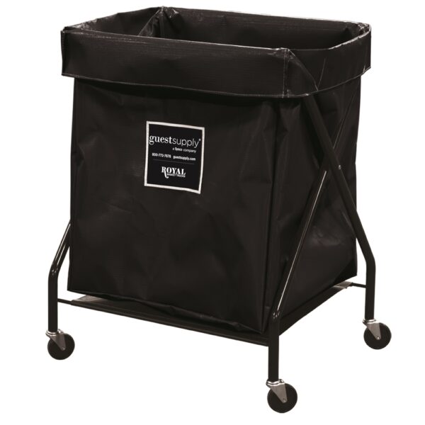 Royal Basket 8 Bushel X-Frame Cart, Black (Each)