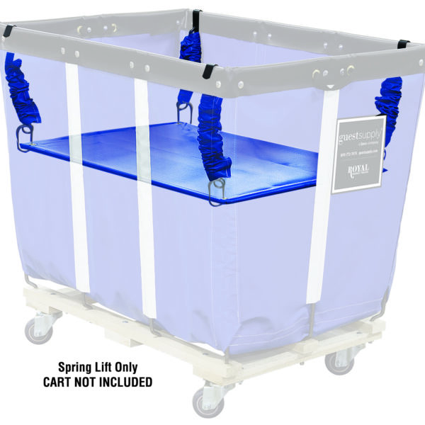 Royal Basket Spring Lift for 12 Bushel Vinyl Basket Truck (SL), Blue (Each)