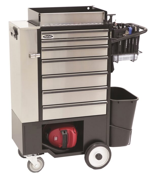 FlexCart Engineering Cart with All Tools Plus Drill, Carbon Steel (FC-100WAT) (Each)