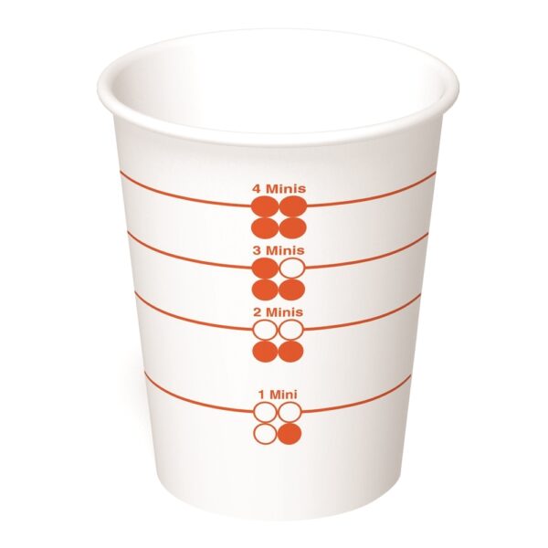 Hampton Inn Waffle Cup, 6 oz, Unwrapped, No Lid (1500/Case)