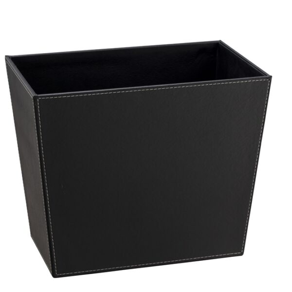 Cordoba Collection 16 Quart Recycling Wastebasket, Black (6/Case)
