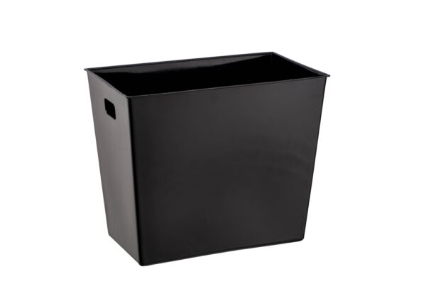 Cordoba Collection 16 Quart Wastebasket Liner, Black (12/Case)