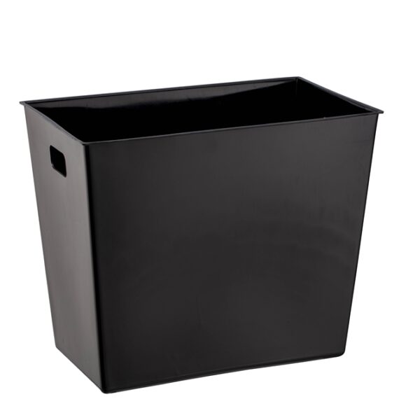 Cordoba Collection 16 Quart Wastebasket Liner, Black (12/Case)