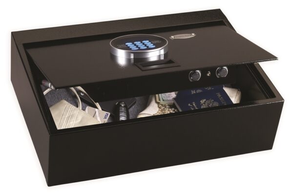 Global Safe, 15" Laptop Top Opening Drawer Safe, Black, 5.50"H x 15.75"W x 13.75"D (Each)