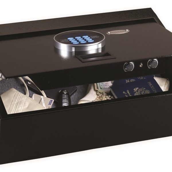 Global Safe, 15" Laptop Top Opening Drawer Safe, Black, 5.50"H x 15.75"W x 13.75"D (Each)
