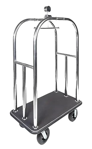 Rondo Style Bellman Cart, Stainless Steel (Each)