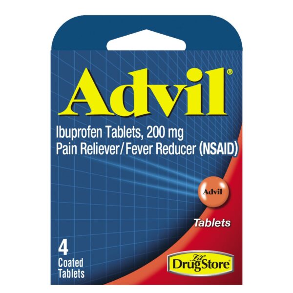Advil Pain Reliever & Fever Reducer (4 tablets ea.) (6/Pack)