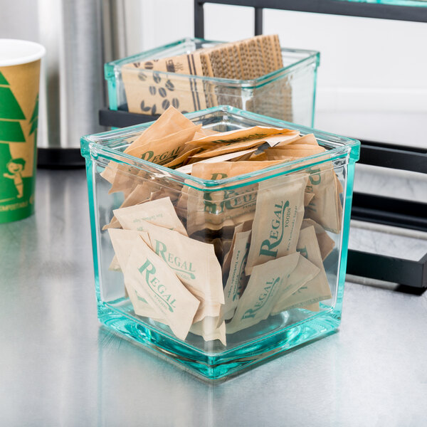 Cal-Mil C5X5GLASS 5" x 5" Clear Glass Jar (Each)