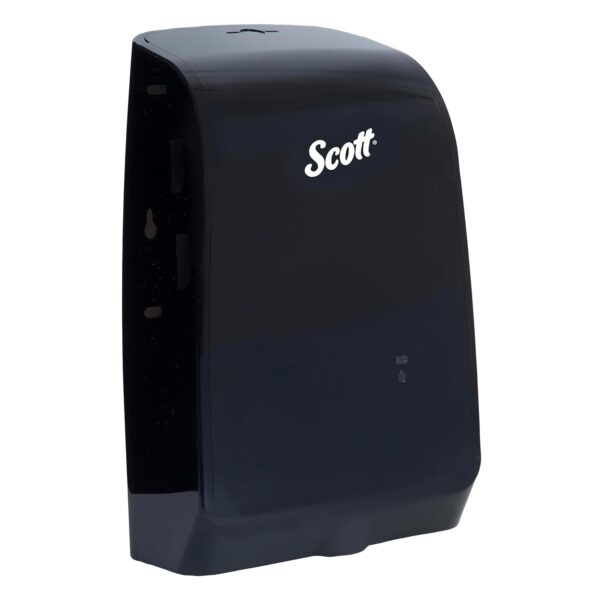 Scott Pro High Capacity Automatic Soap and Hand Sanitizer Dispenser (32504), Touchless Dispensing, Black, 1.2 L Capacity, 7.29" x 11.69" x 4.0" (Each)