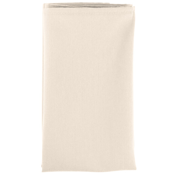 Intedge Ivory 65/35 Polycotton Blend Cloth Napkins, 20" x 20 (12/Pack)