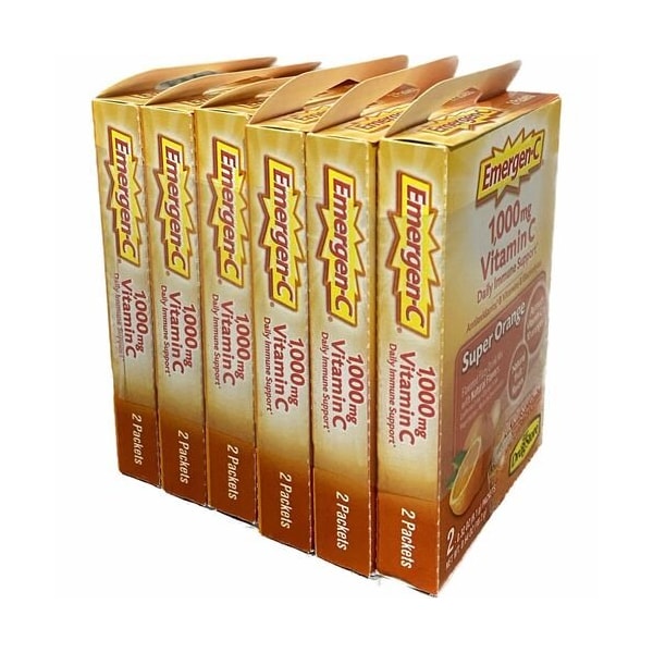 Emergen-C, Orange, 2 Packets (6/Pack)