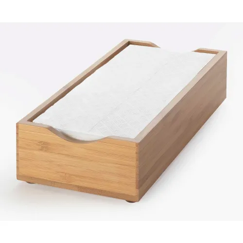 Cal-Mil 1234 Bamboo Napkin Holder 9-1/2"W x 4-3/4"D x 2"H (Each)
