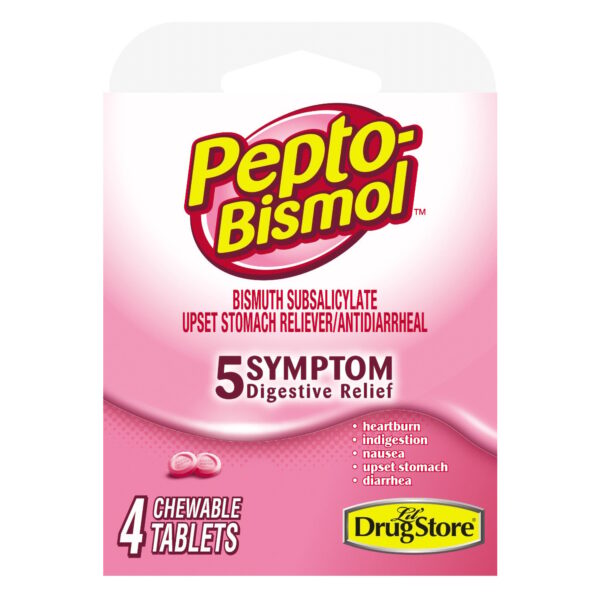 Pepto Bismol Antacid, 4 tablets (6/Pack)