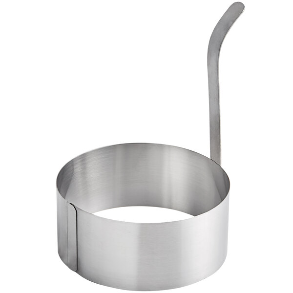 Carnival King 3805103 8" Stainless Steel Funnel Cake Mold Ring (Each)