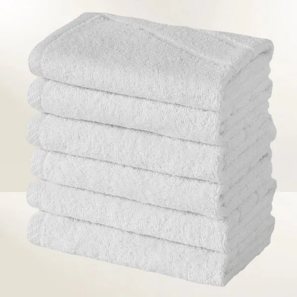 GlobalTex Baccarat White Washcloth (192/Case)