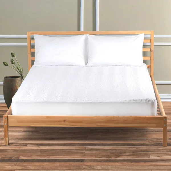 GlobalTex Mattress Protector White Fitted Style, Queen (6/Case)