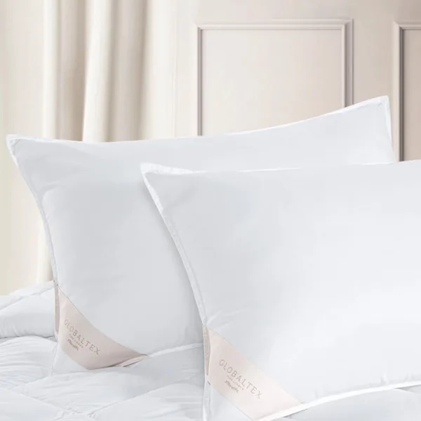 GlobalTex Microfiber Pillow Insert (Down Alternative), Queen (14/Case)