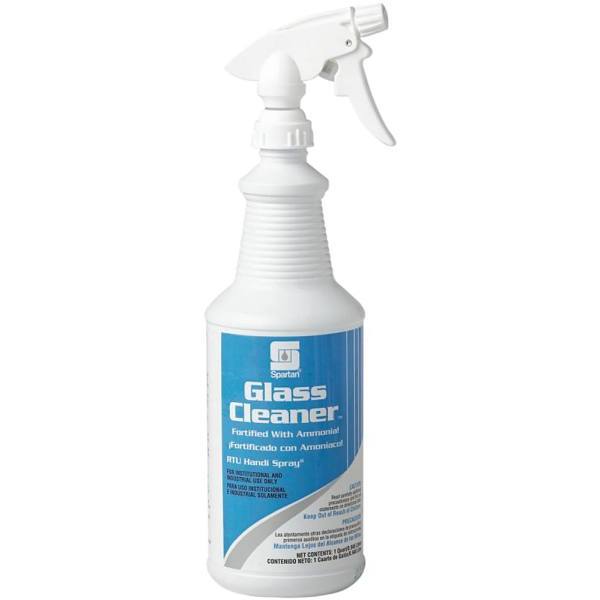 Spartan Glass Cleaner, 1 Qt, Floral Scent (12/Case)